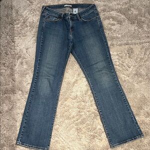Women’s Levi's Dark Blue 545 Low Boot CutJeans